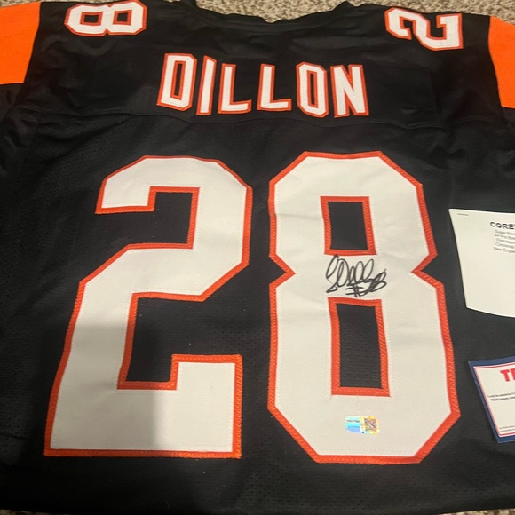 Corey Dillon Signed Cincinnati Bengals Jersey Signed Tristar CoA - Picture 4 of 7